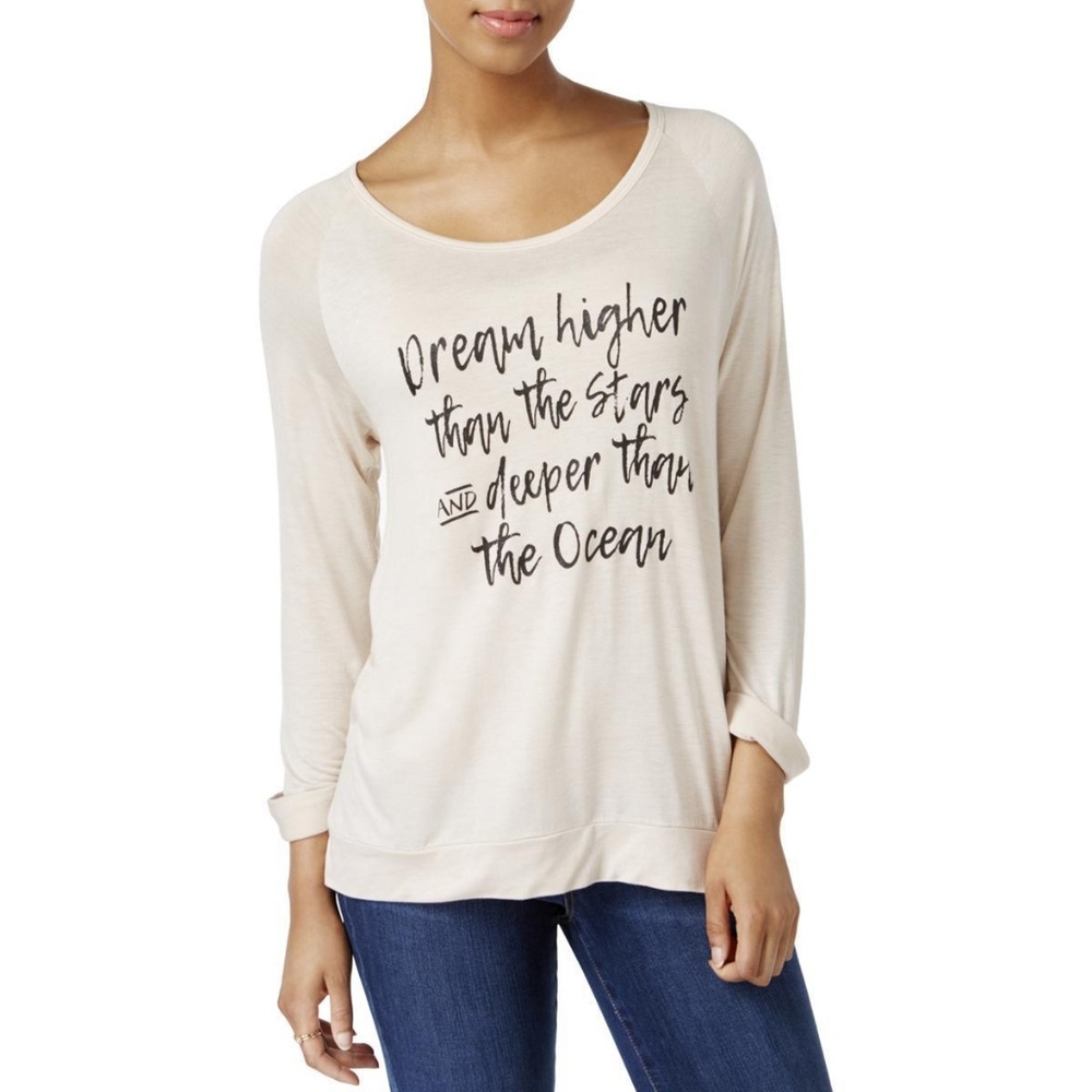 HP Jamie & Layla  long sleeve graphic shirt M NWT